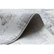 Tappeto LUCE 75 moderno Marocco trifoglio Trellis vintage - Structural grigio / mostarda
