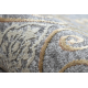 Tappeto LUCE 91 moderno Ornamento vintage - Structural grigio / mostarda