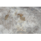 Moderní koberec LUCE 77 rám vintage - Strukturální šedá / hořčice