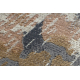 Covor LUCE 74 modern Pavaj cărămidă vintage - structural gri / muştar