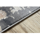 Moderný koberec LUCE 74 Dlažba tehla vintage - Štrukturálny sivá / horčica