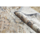 Moderne LUCE 74 Teppe Asfaltering murstein årgang - strukturell grå / mustjerned