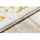 Carpet CORE 6268 Frame, ornament - structural two levels of fleece, ivory / gold