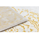 килим CORE 6268 Рамка, украшение сенчеста - структурни, две нива на руно, слонова кост / злато