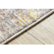 килим CORE W9775 Рамка, Затінений - структурний, два рівні флісу, слонової кістки / бежевий / рожевий