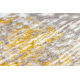 Paklājs CORE W9775 Rāmis, Nodiluma efekts - struktūra - divi sariņu līmeņi, ziloņkaula kauls / bēšs