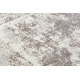 Teppe CORE W9784 Årgang rosett - strukturell to nivåer av fleece, beige
