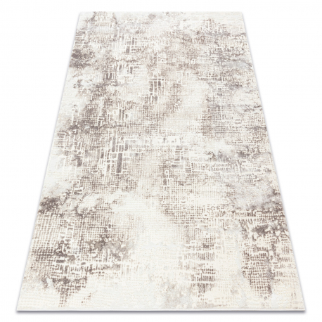 Carpet CORE W9786 Abstraction - structural, two levels of fleece, beige