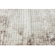 килим CORE W9789 Абстракція - структурні, два рівні флісу, бежевий
