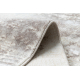 Teppich CORE W9786 Abstrakt - Strukturell, zwei Ebenen aus Vlies beige