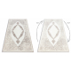 Teppe CORE 8111 Ornament Årgang - strukturell, to nivåer av fleece, beige
