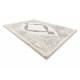 Kilimas CORE 8111 Ornamentas Senovinis - Struktūrinis, dviejų sluoksnių vilna, smėlio spalvos 