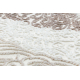 Teppe CORE 8111 Ornament Årgang - strukturell, to nivåer av fleece, beige