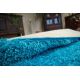 Carpet - wall-to-wall SHAGGY 5cm turquoise