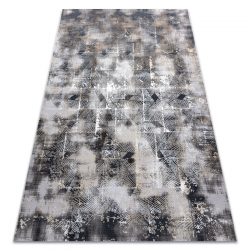 Modern LISA AA611A 56 matta geometrisk vintage - structural beige / grå