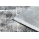 Preproga LISA AA611A 56 sodobni geometrijski vintage opran - Strukturni bež / siva