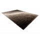 Tæppe moderne FLIM 006-B2 lurvet, bølger - Strukturelle brun