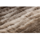 Moderný koberec FLIM 006-B2 shaggy, Vlny - Štrukturálny hnedá