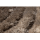 Moderne shaggy Teppe FLIM 006-B2 Bølger - strukturell brun