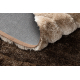 модерен килим FLIM 006-B2 рошав, Вълни - structural кафяв