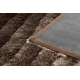 сучасний килим FLIM 006-B2 кошлатий, Хвилі - Structural коричневий