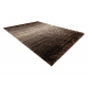Modern Teppich FLIM 007-B3 shaggy, Streifen - Strukturell braun