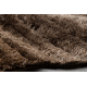 сучасний килим FLIM 007-B3 кошлатий, Смуги - Structural коричневий