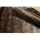 Moderne shaggy Teppe FLIM 007-B3 Striper - strukturell brun