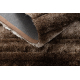 сучасний килим FLIM 007-B3 кошлатий, Смуги - Structural коричневий