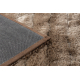 Moderní koberec FLIM 007-B3 shaggy, Pruhy - Strukturální hnědý