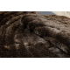 модерен килим FLIM 008-B7 рошав, кръгове - structural кафяв