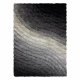 Moderní koberec FLIM 006-B1 shaggy, Vlny - Strukturální šedá