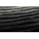 Moderní koberec FLIM 006-B1 shaggy, Vlny - Strukturální šedá