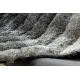 Tappeto moderno FLIM 006-B1 shaggy, Cerchio - Structural grigio