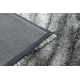 Modern matta FLIM 006-B1 lurvig, vågor - structural grå