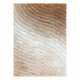 Modern shaggy carpet FLIM 006-B5 Waves - structural beige