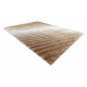 Modern Teppich FLIM 006-B5 shaggy, Wellen - Strukturell beige