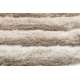 Moderne shaggy Teppe FLIM 006-B5 Bølger - strukturell beige