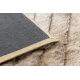 Moderný koberec FLIM 006-B5 shaggy, Vlny - Štrukturálny hnedá