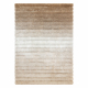 Modern shaggy carpet FLIM 007-B2 Stripes - structural beige