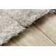 Moderní koberec FLIM 007-B2 shaggy, Pruhy - Strukturální béžový