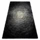Modern shaggy carpet FLIM 008-B2 Circles - structural grey