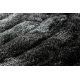 сучасний килим FLIM 008-B2 кошлатий, кола - Structural сірий