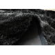 сучасний килим FLIM 008-B2 кошлатий, кола - Structural сірий