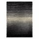 Moderne shaggy Teppe FLIM 007-B6 Striper - strukturell grå