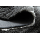 Tapis moderne FLIM 007-B6 shaggy, Rayures - Structural gris
