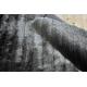 Modern Teppich FLIM 007-B6 shaggy, Streifen - Strukturell grau