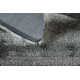 Moderný koberec FLIM 007-B6 shaggy, Pruhy - Štrukturálny sivá