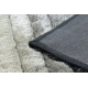 Modern matta FLIM 007-B6 lurvig, bälten - structural grå
