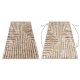 модерен килим FLIM 010-B1 рошав, лабиринт - structural бежов